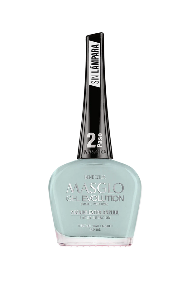 BENDECIDA - ESMALTE GEL EVOLUTION EFECTO GEL MASGLO 13,5 ML CREMOSO - GAMA AZUL