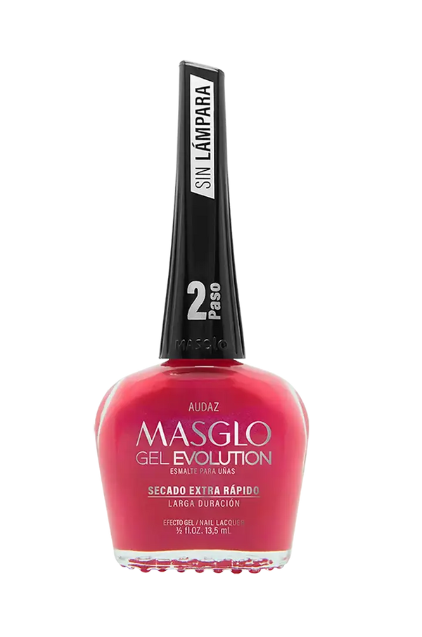 AUDAZ - ESMALTE TRADICIONAL PERLADO MASGLO 13,5 ML - GAMA ROJO