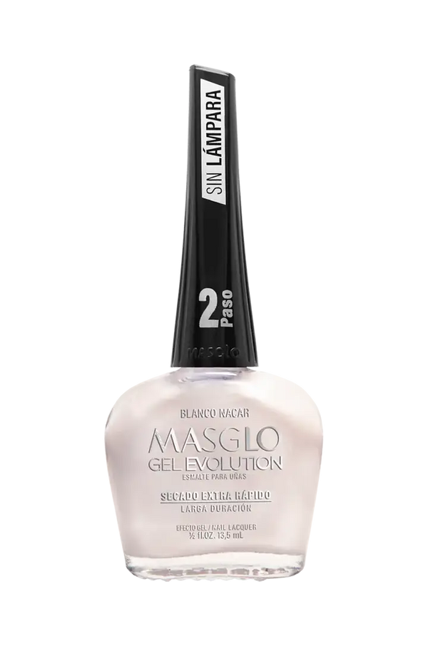 BLANCO NACAR - ESMALTE GEL EVOLUTION EFECTO GEL MASGLO 13,5 ML