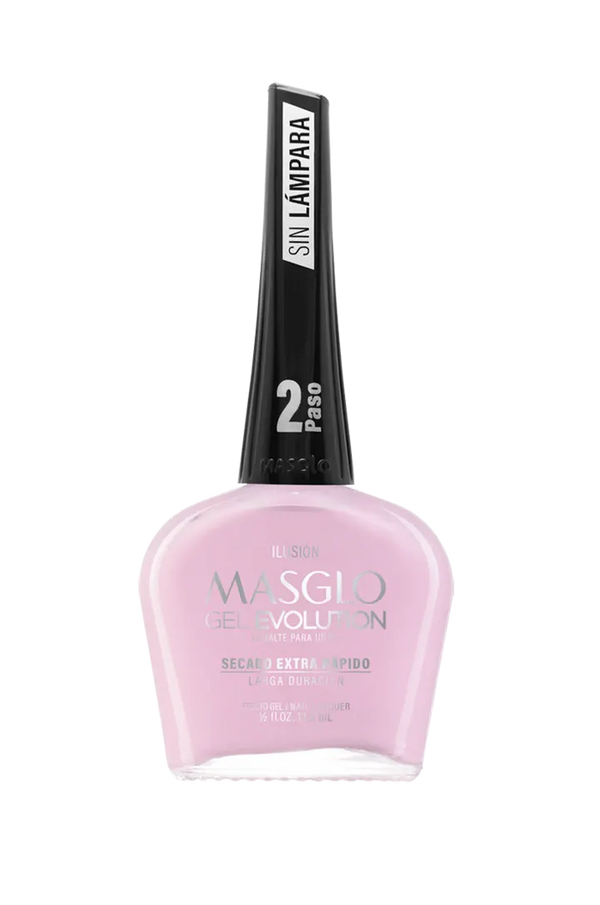 ILUSION - ESMALTE GEL EVOLUTION EFECTO GEL MASGLO 13-5 ML CREMOSO - GAMA ROSADO